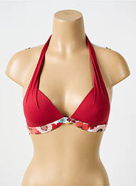 Sutien de costum de baie elasticitate top sutien push-up portocaliu BIKINI BAR femme