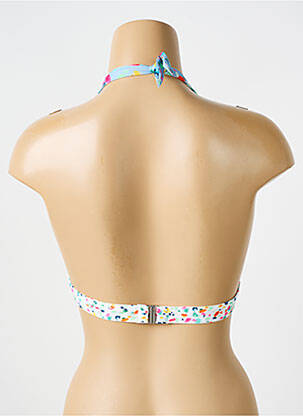 Sutien de costum de baie elasticitate top sutien push-up albastru BIKINI BAR femeie