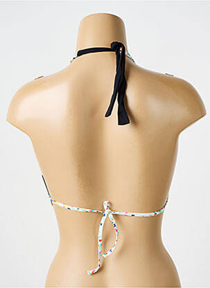 Sutien de costum de baie elasticitate top triunghiuri negru BIKINI BAR femeie