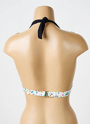 Sutien de costum de baie elasticitate top sutien push-up negru BIKINI BAR femeie