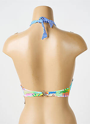 Sutien de costum de baie elasticitate top sutien modelat albastru BIKINI BAR femeie