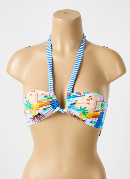 Sutien de costum de baie albastru BIKINI BAR femeie