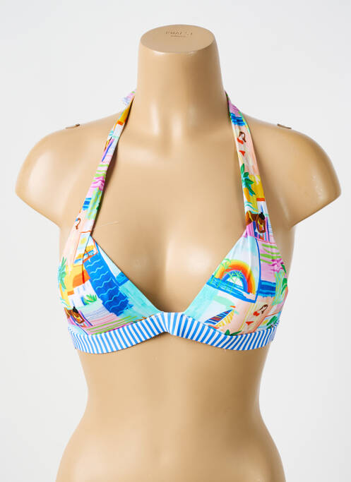Sutien de costum de baie albastru BIKINI BAR femeie