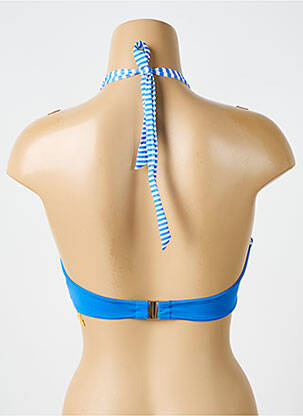 Sutien de costum de baie elasticitate top bentiță albastru BIKINI BAR femeie