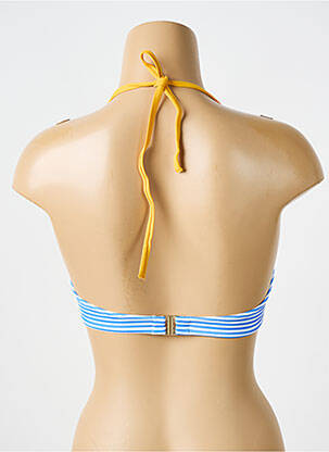 Sutien de costum de baie elasticitate top bentiță albastru BIKINI BAR femeie