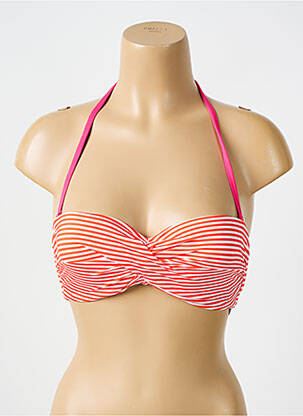 Sutien de costum de baie elasticitate top bentiță portocalie BIKINI BAR femeie