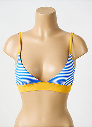 Sutien de costum de baie elasticitate bralete albastru BIKINI BAR femeie
