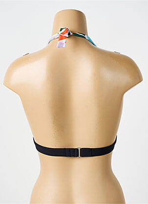 Sutien de costum de baie elasticitate top sutien push-up negru BIKINI BAR femeie