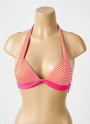 Sutien de costum de baie elasticitate top sutien push-up portocalie BIKINI BAR femeie