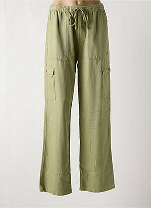 Pantalon cargo croială dreaptă verde ROXY femeie