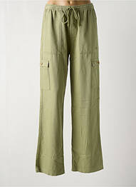 Pantalon cargo talie elastică verde ROXY femme