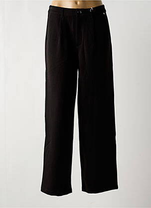 Pantalon drept închidere cu fermoar sub clapetă cu nasturi negru LEE COOPER femeie