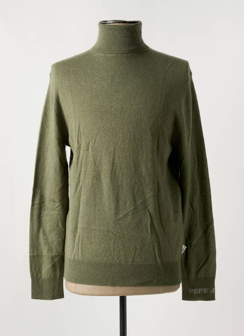 Pulover cu guler înalt verde PEPE JEANS bărbat