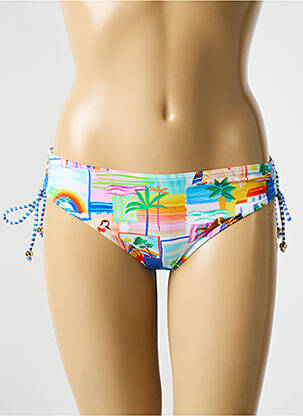 Chiloți de baie imprimeu tie and dye chiloți albastru BIKINI BAR femeie
