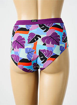 Chiloți de baie imprimeu tie and dye chiloți violet BIKINI BAR femeie