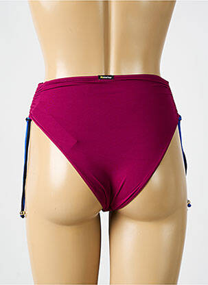 Chiloți de baie efect material satinat chiloți roșu BIKINI BAR femeie