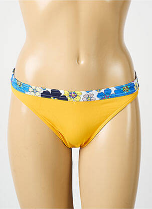 Chiloți de baie imprimeu floral chiloți galben BIKINI BAR femeie