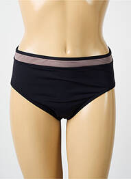 Chiloți de baie efect material satinat chiloți negru IODUS femme