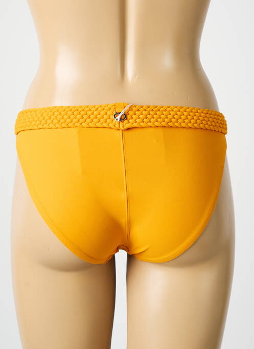 Chiloți de baie efect material satinat chiloți galben IODUS femme