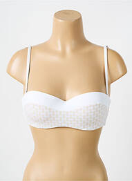 Sutien de costum de baie elasticitate top sutien push-up alb IODUS femme