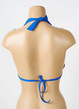 Sutien de costum de baie elasticitate top sutien push-up albastru IODUS femeie