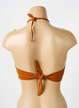 Sutien de costum de baie elasticitate top bentiță portocalie IODUS femeie
