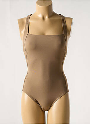 Costum de baie dintr-o singură piesă maro IODUS femeie