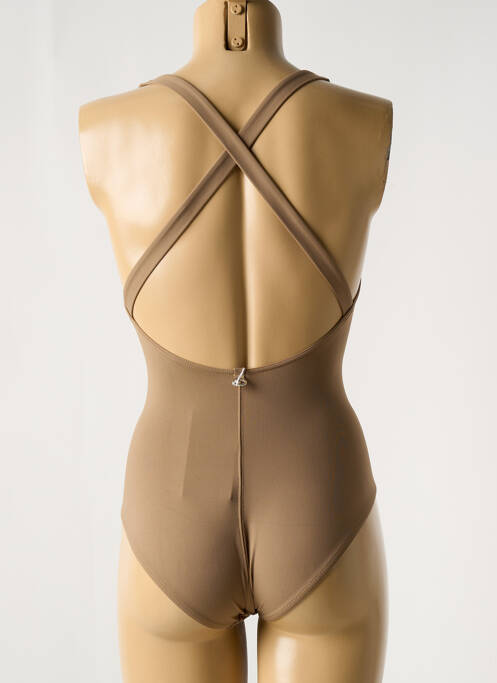 Costum de baie dintr-o singură piesă maro IODUS femeie