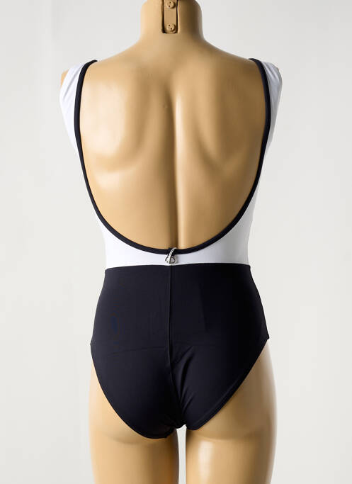 Costum de baie dintr-o singură piesă bretele elastice alb IODUS femme