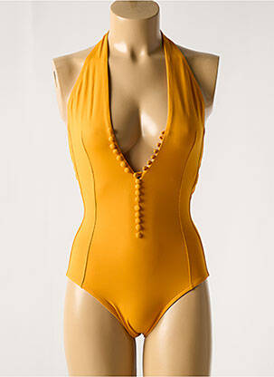 Costum de baie dintr-o singură piesă portocaliu IODUS femeie