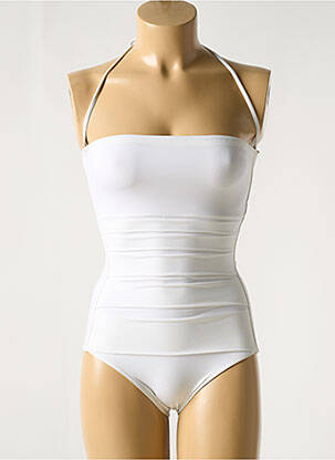 Costum de baie dintr-o singură piesă alb IODUS femeie