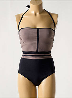 Costum de baie dintr-o singură piesă maro IODUS femeie