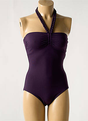 Costum de baie dintr-o singură piesă top bentiță top bentiță violet IODUS femeie