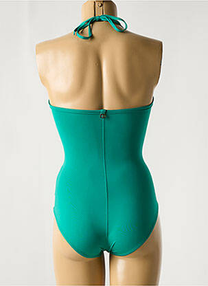 Costum de baie dintr-o singură piesă bretele elastice detașabile top sutien modelat verde IODUS femeie