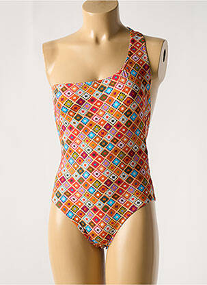 Costum de baie dintr-o singură piesă portocaliu BIKINI BAR femeie