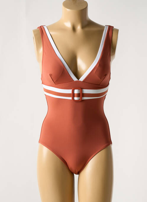 Costum de baie dintr-o singură piesă portocaliu IODUS femeie