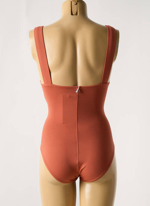 Costum de baie dintr-o singură piesă portocaliu IODUS femeie