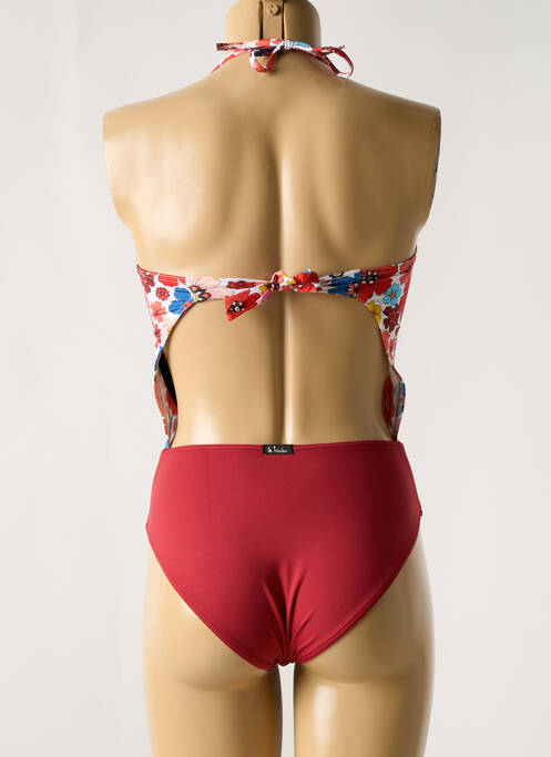 Costum de baie dintr-o singură piesă roșu BIKINI BAR femeie