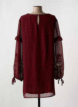 Rochie scurtă mâneci lungi mâneci lungi roșu CHERRY PARIS femeie
