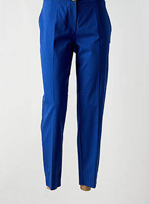 Pantalon slim țesătură poplin mărime normală albastru ALAN RED femeie