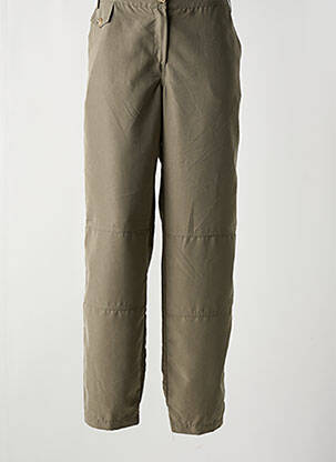 Pantalon drept verde ELEONORA AMADEI femeie