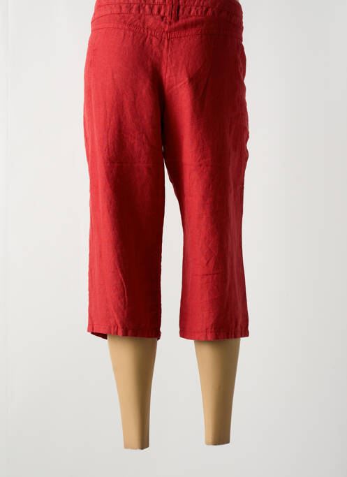 Pantalon trei sferturi roșu LE PHARE DE LA BALEINE femeie