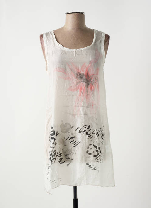 Top alb ELEONORA AMADEI femeie