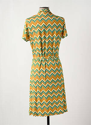 Rochie midi mâneci scurte mâneci scurte galben BAKERY LADIES femeie