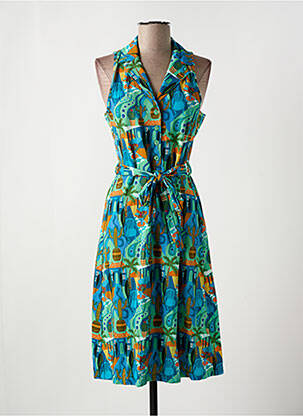 Rochie midi albastru BAKERY LADIES femeie