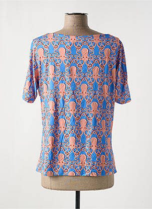 Tricou imprimeu fantezie mâneci scurte albastru BAKERY LADIES femeie