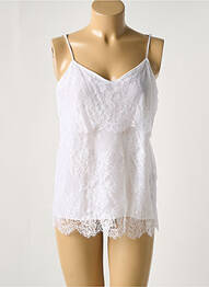 Top/caraco bretele elastice reglabile alb LISE CHARMEL femme