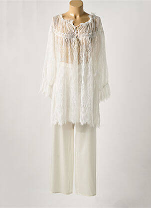 Pijama alb MARJOLAINE femeie