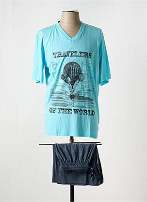 Pijamale scurte albastru SOY bărbat