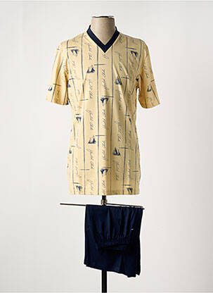 Pijamale scurte galben CHRISTIAN CANE bărbat